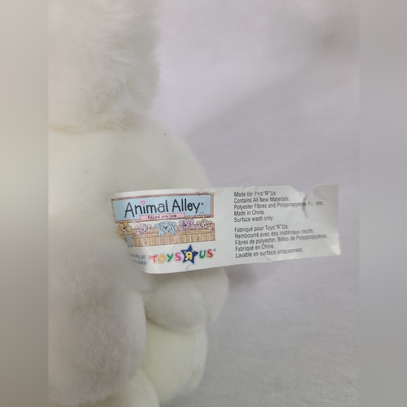 Vintage Animal Alley Kitten Cat Plush White Stuffed Animal Toys R Us Exclusive - Picture 5 of 6